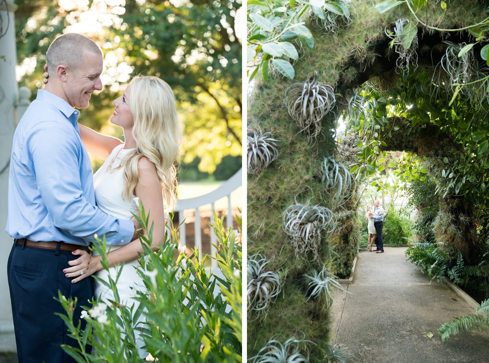 Daniel Stowe Botanical Garden engagement proposal photos