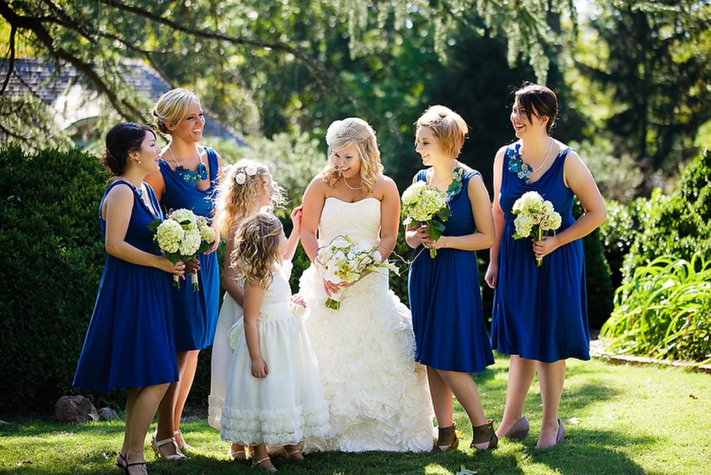 bridesmaids dresses navy blue