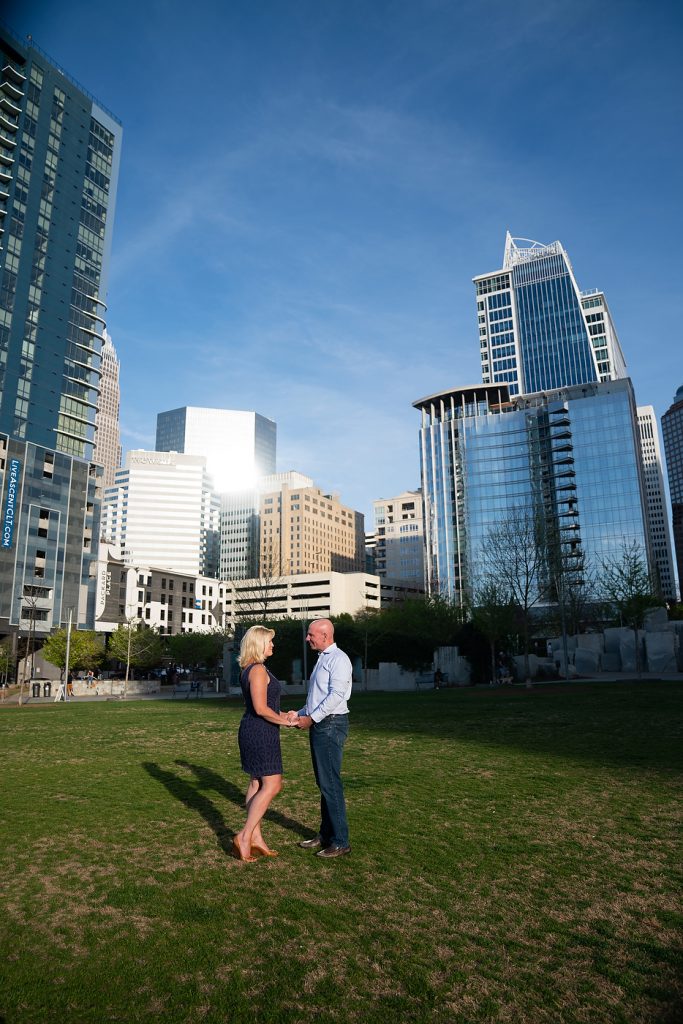 engagement locations uptown Charlotte