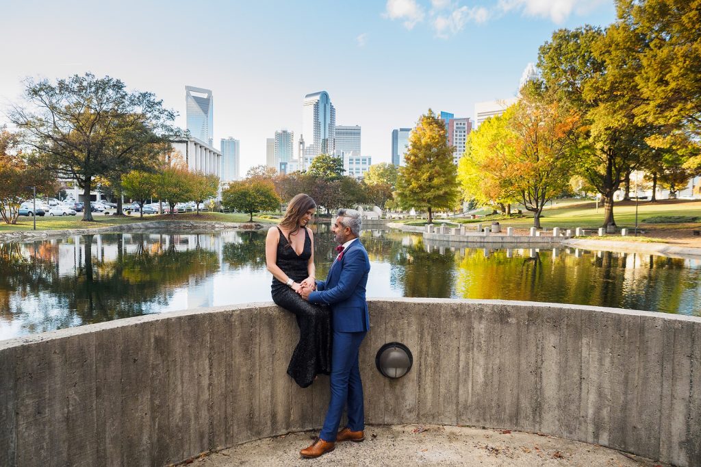 uptown Charlotte engagement locations marshall park