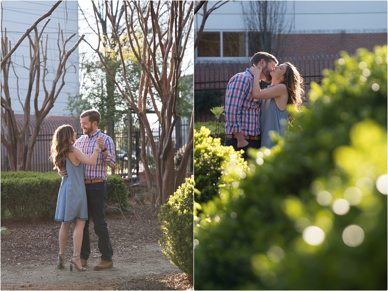 mccill rose garden Charlotte nc engagement photography