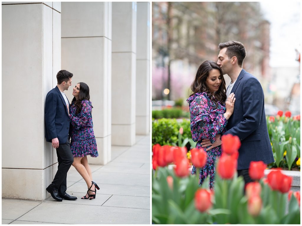 spring engagement proposal photographer