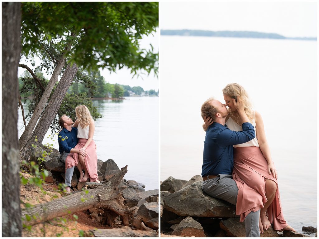 jetton park engagement photos, proposal locations in Charlotte and Cornelius area, best place to propose