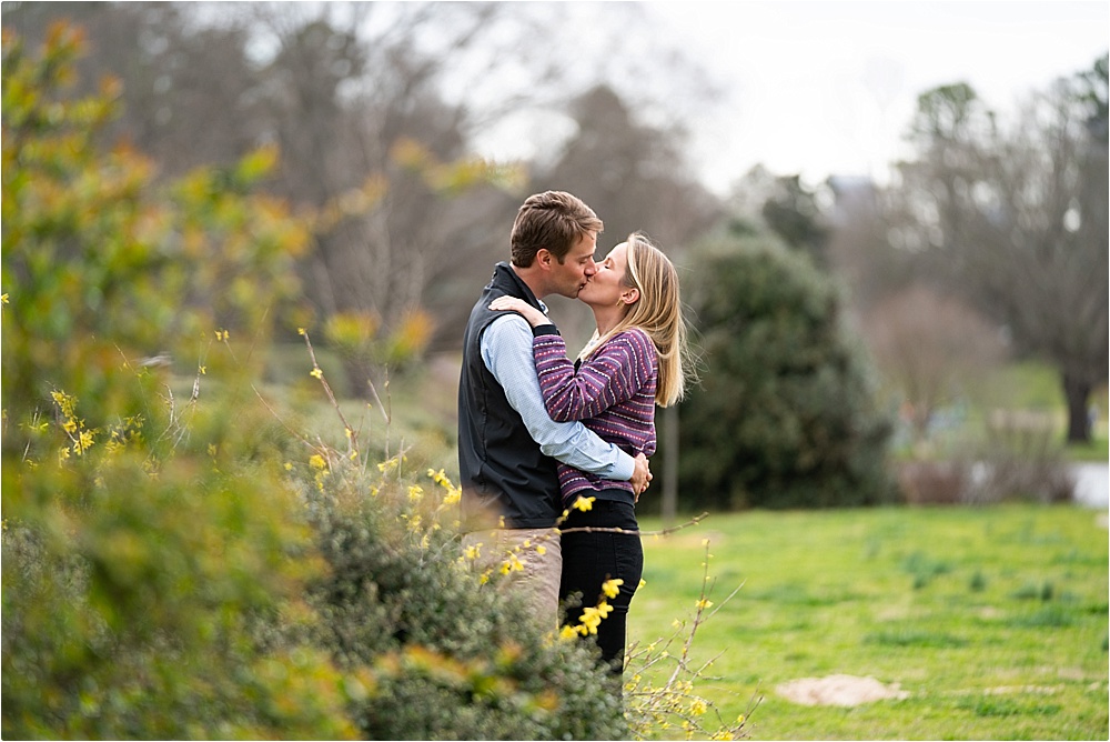 freedom park engagement photos in winter