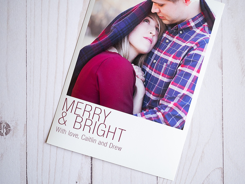 holiday cards engagement