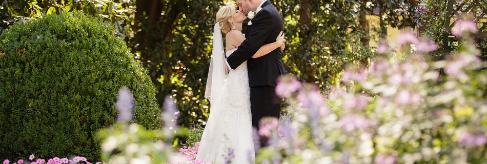 © Critsey Rowe Photography Beautiful garden wedding at southern estate Duke Mansion with reception charlotte nc