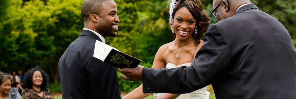 Daniel Stowe Botanical Garden wedding and reception