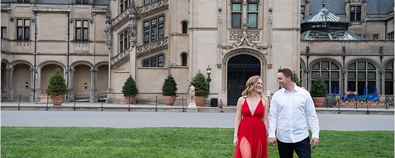 Biltmore Estate engagement photo session
