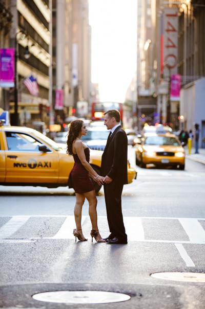 NYC engagement photo shoot by Critsey Rowe Photography