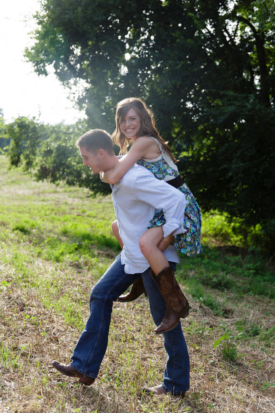 Park engagement photos