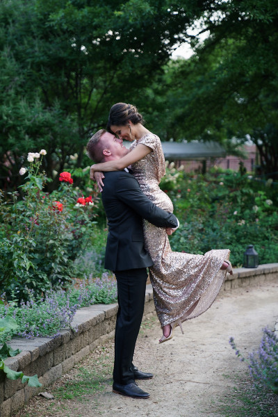 McGill RoseGarden engagement photo shoot