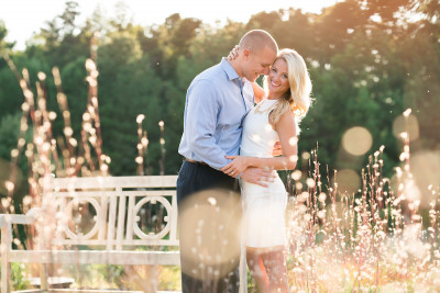 Daniel Stoe Botanical garden engagement proposal photos