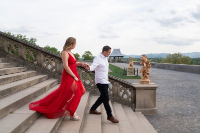 Biltmore Estate engagment photo session