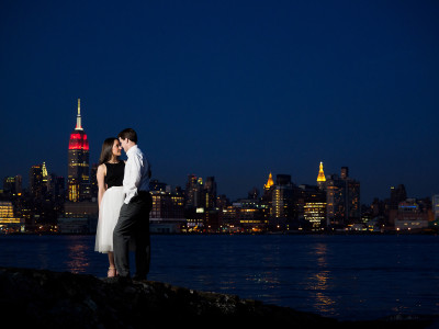 New York City engagement photo shoot