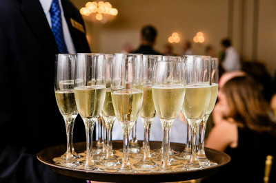 champagne toast wedding and reception venue Charlotte NC wedding photographers