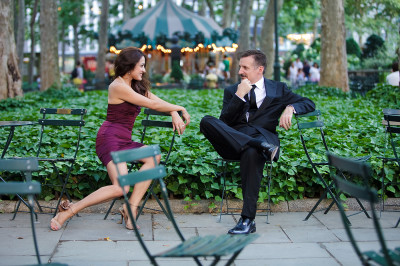 New York City engagement photo shoot