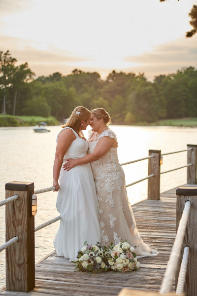© Critsey Rowe Photography Trump National Golf Club wedding Kara & Jennifer Mooresville, NC